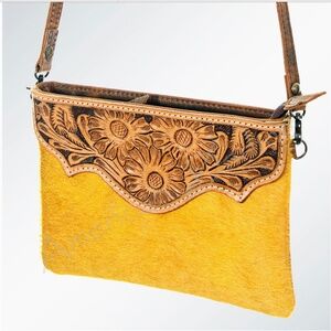 American Darling Wallet Hair-On Genuine Western Leather Women Bag